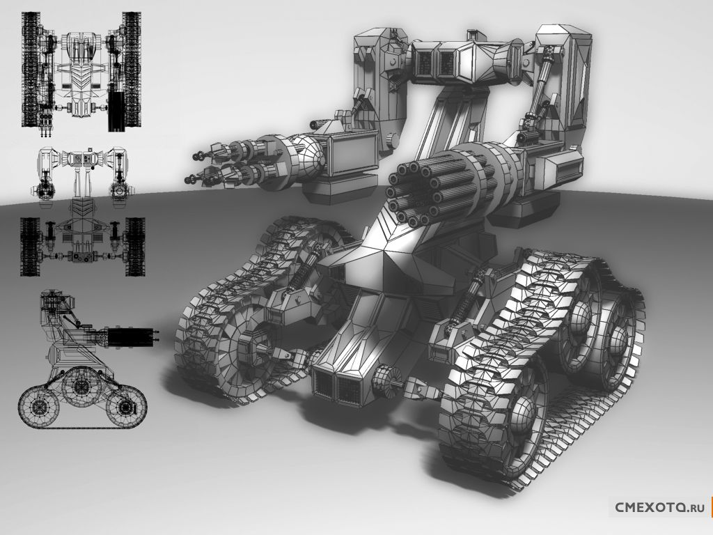 3D моделирование и роботы (21 HQ фото)