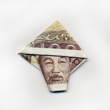 Оригами из Денег (Манигами) (65 фото)