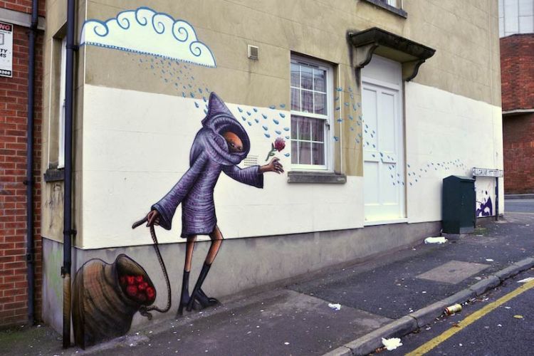 Настенные рисунки - граффити (34 фото)