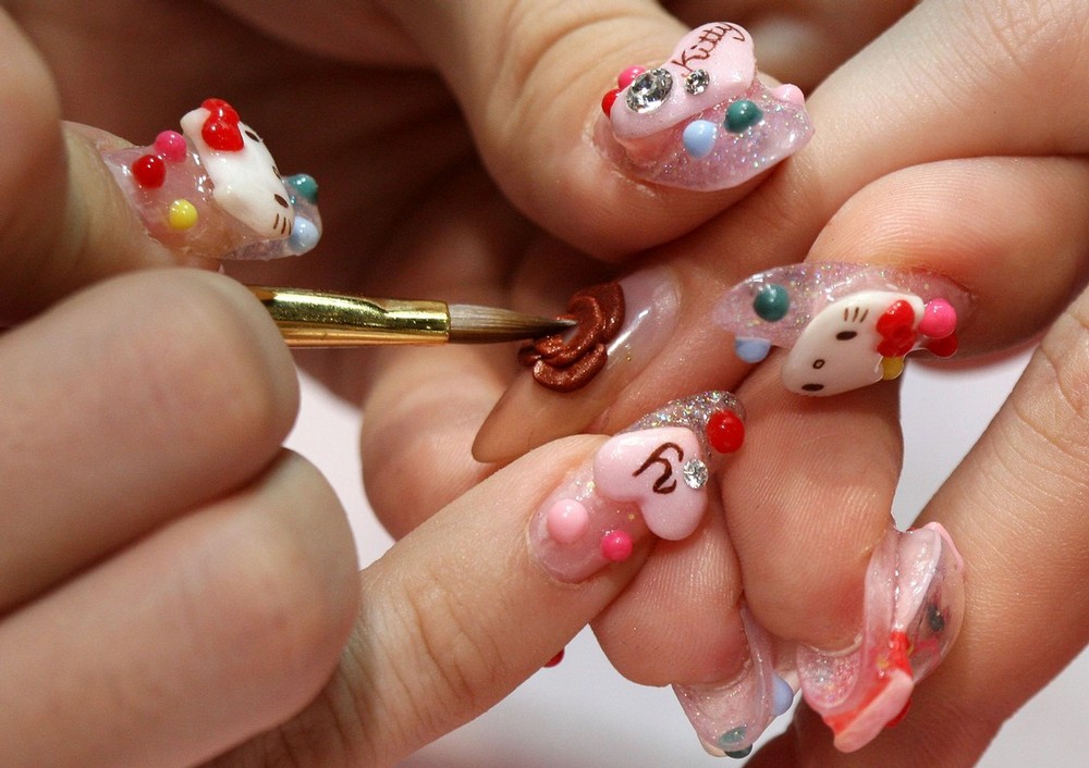 Выставка ногтей в Токио (10 фото)