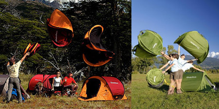 Креативные палатки и спальные мешки (12 фото)