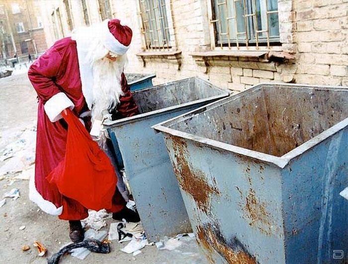 Забавные Санта Клаусы (28 фото)