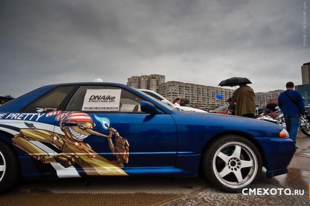 Фото автомобилей с ежегодного фестиваля Аэрографии в Санк-Петербурге (27 фото)