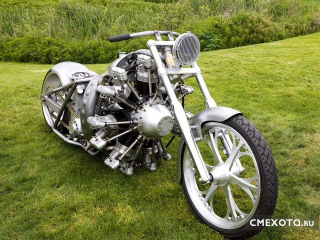 Мотоцикл с 12 цилиндровым двигателем
