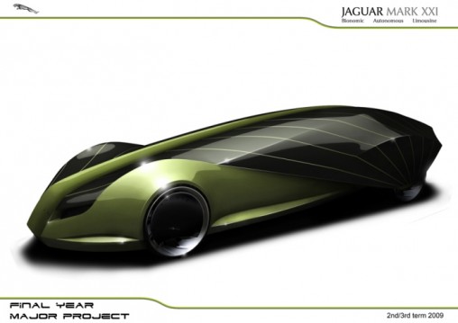 Футуристический лимузин Jaguar Mark XXI (Фото и Видео)