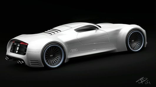 Студент спроектировал и нарисовал концепт серийной Audi R10