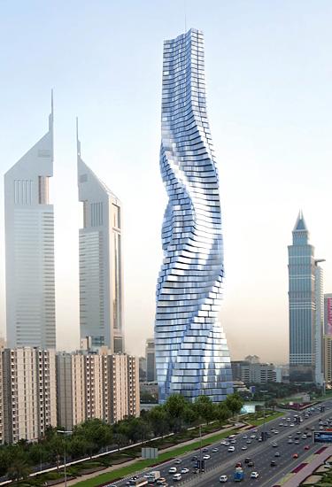 Подвижный небоскреб в Дубае