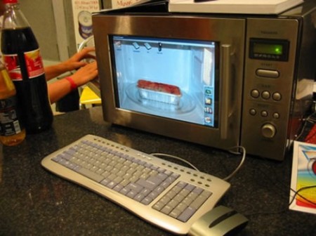 Компьютер в микроволновке