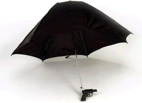 Зонт с водным пистолетом
