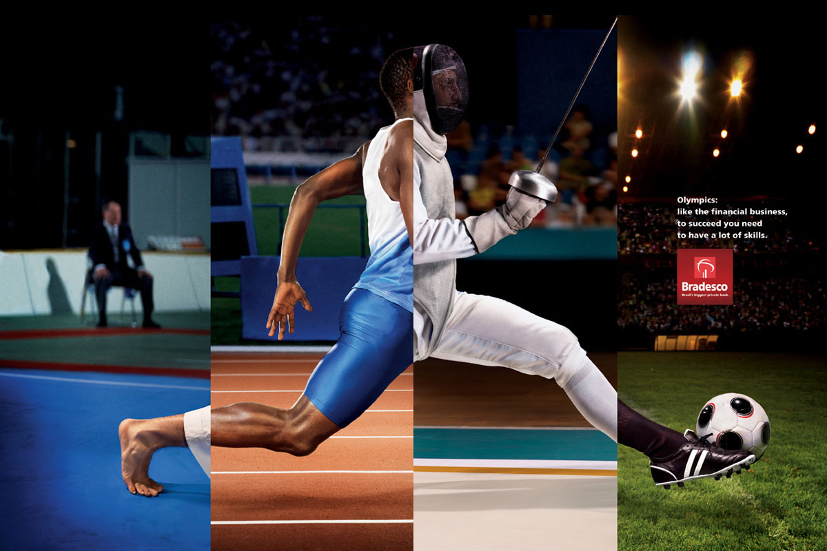 Олимпийские игры - фото из четырех частей