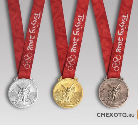 Медали с олимпиады 2008