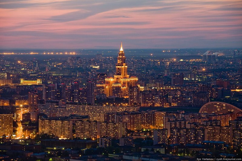 Фотографии Москвы с крыши Города Столиц (22 фото)