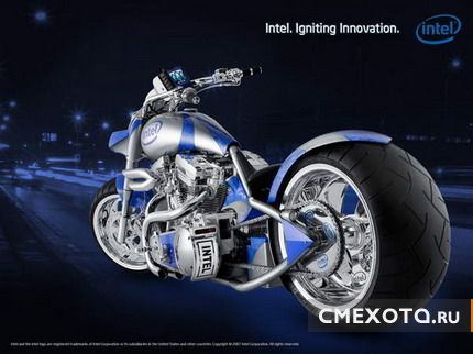 Байк от Intel и Orange County Choppers (4 фото)