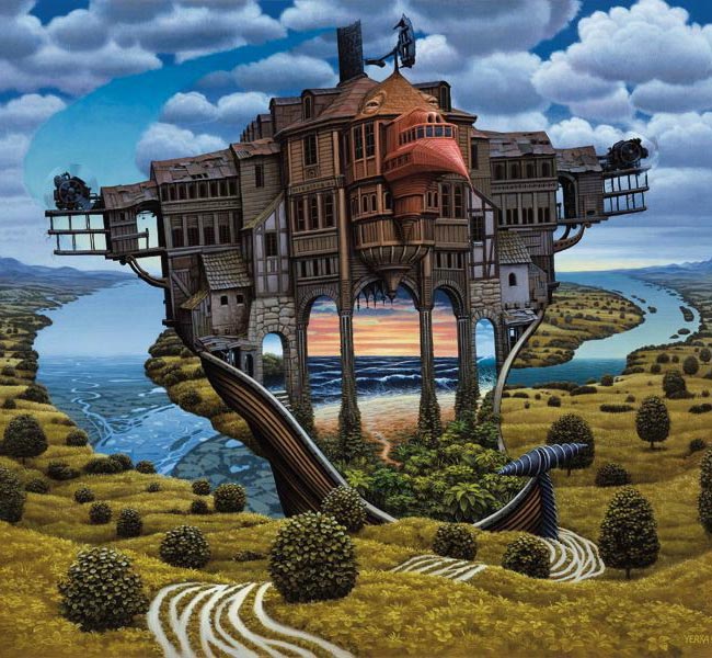 Креативные картины Jacek Yerka (72 фото)