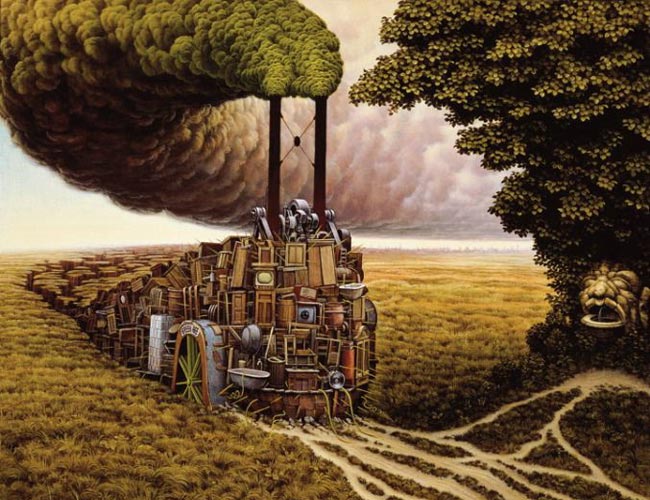 Креативные картины Jacek Yerka (72 фото)