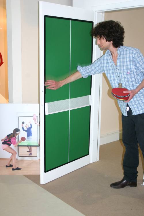 Дверь для пинг понга (10 фото)