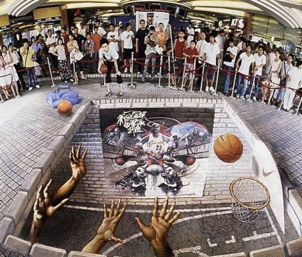 Прикольные 3D рисунки на тротуарах (47 фото) Прикольные 3D рисунки на тротуарах (47 фото)