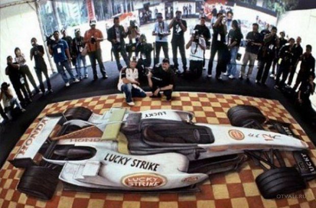 Прикольные 3D рисунки на тротуарах (47 фото) Прикольные 3D рисунки на тротуарах (47 фото)